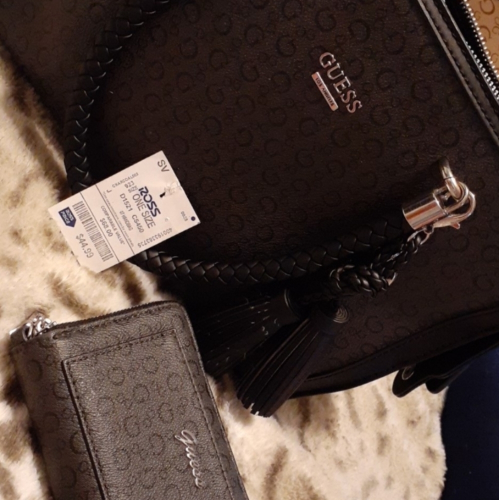Guess purse and wallet
